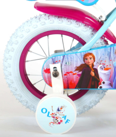 Volare Disney Frozen 2 Kinderfiets - Meisjes - 12 inch - Paars/ blauw