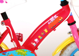 Volare Peppa Pig Kinderfiets - Meisjes - 12 inch - Roze - Twee handremmen