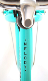 Volare Melody Kinderfiets -  Meisjes - 20 inch - Turquoise - Twee handremmen