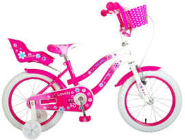 Volare Lovely Kinderfiets - Meisjes - 16 inch - Roze/ wit