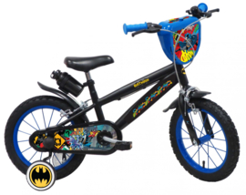 Volare Batman Kinderfiets - Jongens - 14 inch - Zwart twee handremmen