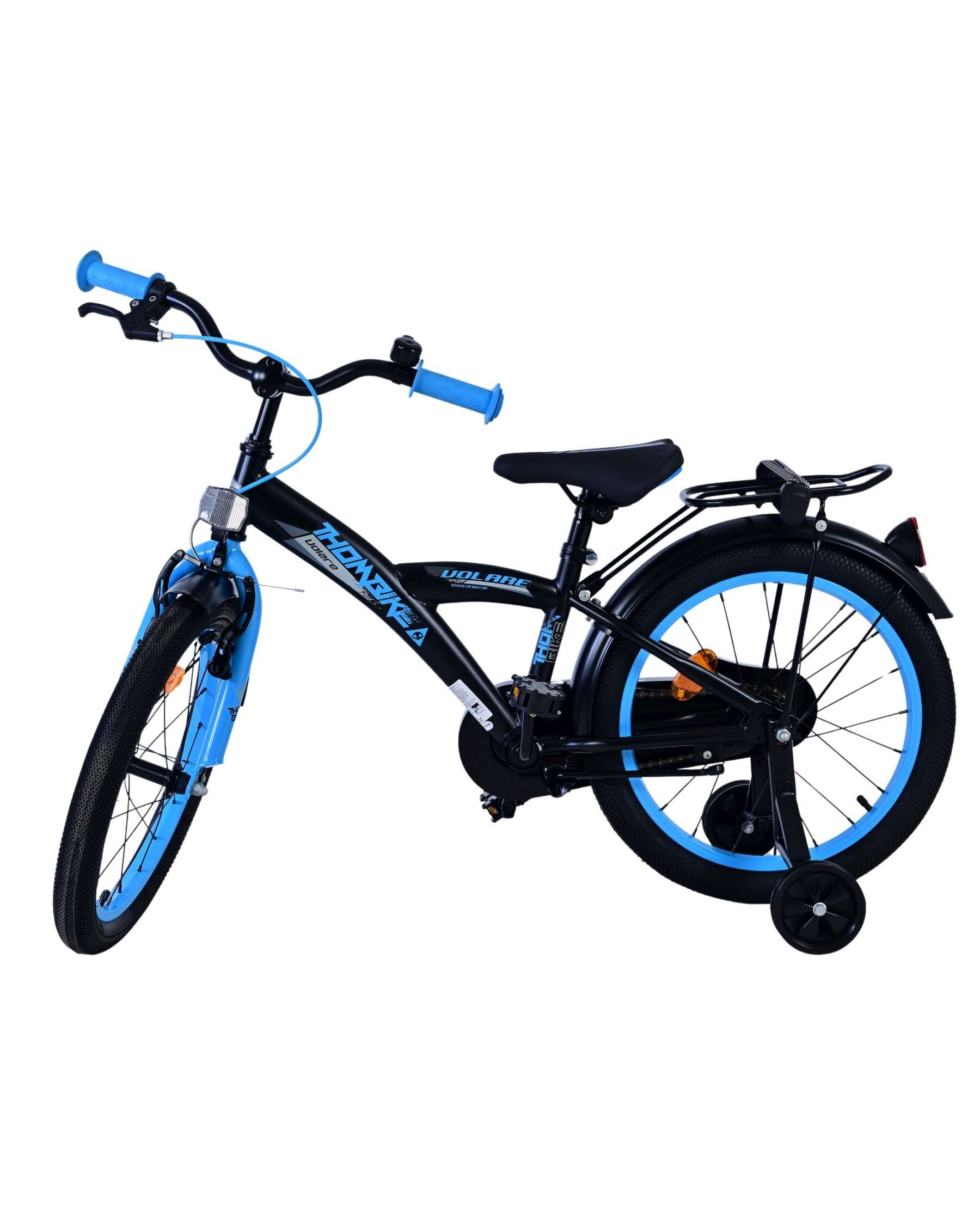 Volare Thombike Kinderfiets - Jongens - 18 inch - Zwart Blauw