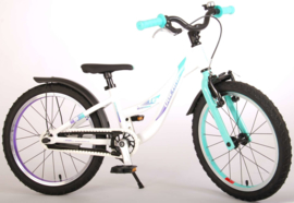 Volare Glamour Kinderfiets - Meisjes - 18 inch -  Parelmoer mint groen