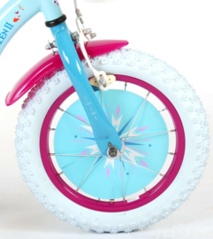 Volare Disney Frozen 2 Kinderfiets - Meisjes - 14 inch - Blauw/ paars