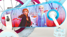 Volare Disney Frozen 2 Kinderfiets - Meisjes - 12 inch - Paars/ blauw