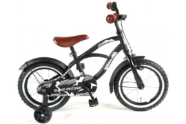 Volare Black Cruiser Kinderfiets - Jongens - 14 inch - Zwart