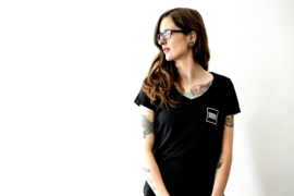 V-hals T-shirt (Dames)