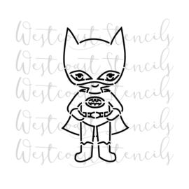 Kid batman PYO cookie stencil & PYO cutter