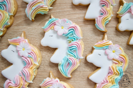 Unicorn Kaley cookie cutter & hulp stencil