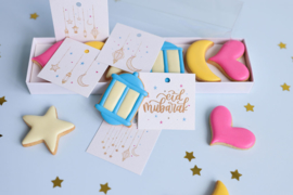 KD Collectie RAMADAN cookie cutters incl. 5 bijpassende kaartjes