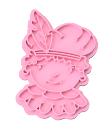 Piet cookie stempel & cookie cutter - 2 delig