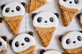 Panda ijsje cookie cutter