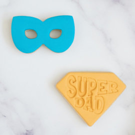 Super DAD stempel  & cookie cutter - 2 delig