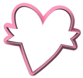 LOVE hart # 8 cm cookie cutter