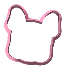 bulldog 8 cm cookie cutter