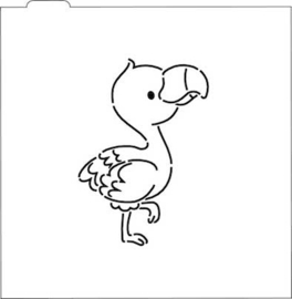 Flamingo PYO stencil