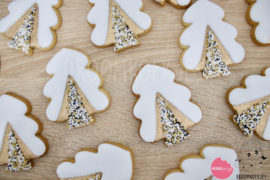 Kerstboom chubby cookie cutter