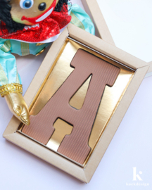 patroon voor chocolade letter (fondant)