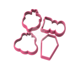 Mini's  halloween set cookie cutters