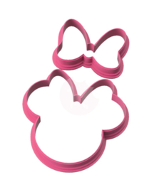 Mini met strik cookie cutter 9 cm