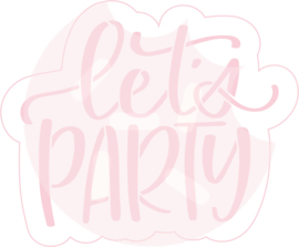 Let's Party cutter & stencil set