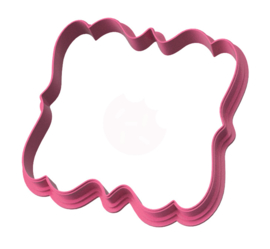 Plaque Glam 8,5 cm cookie cutter