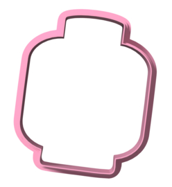 Lego hoofd # 8 cm cookie cutter