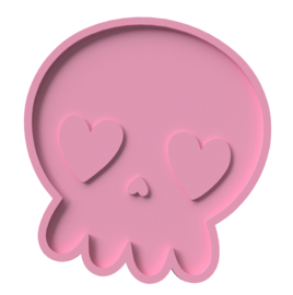 SKULL# stempel & cookie cutter - 2 delig