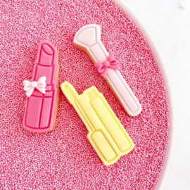 Lipstick  stempel & cookie cutter 2 delig