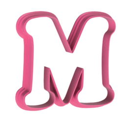 Letters cookie cutter