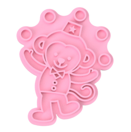 Aap stempel  & cookie cutter - 2 delig