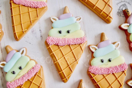 Unicorn ice dubbel cookie cutters