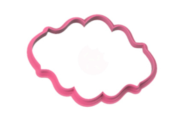 Plaque stylish -B- cookie cutter
