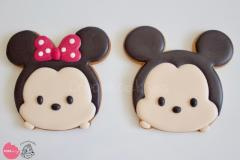 Tsum tsum mouse 2 delig  cookie cutter & hulp stencil