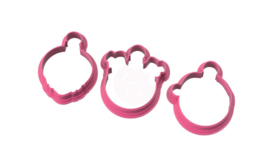 Kerst ballen 5,5 cm cookie cutters 3 delig