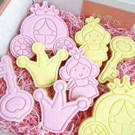 kroon cookie stempel & cookie cutter 2 delig