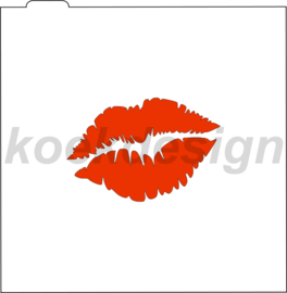 lips cookie stencil