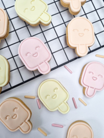 ijsje # cookie stempel & cookie cutter 2 delig