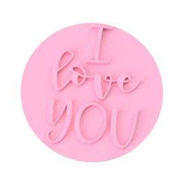 I love you stempel