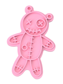 Vodoo stempel & cookie cutter - 2 delig