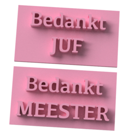 potloden stempel & cookie cutter - 2 delig