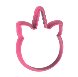 Unicorn donut cookie cutter & hulp stencil