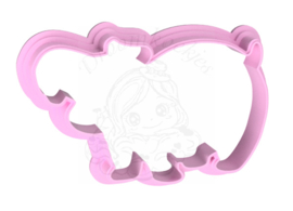 Nijlpaard cookie cutter