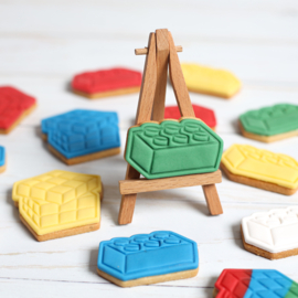 Lego cookie stempel & cookie cutter 2 delig