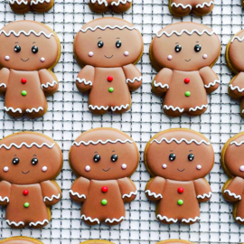 Chubby gingerbread cookie cutter