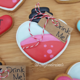 Liefdesflesje cookie cutter