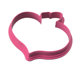 Back to school hartje cookie cutter