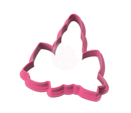 Unicorn hoofd met hoorn cookie cutter