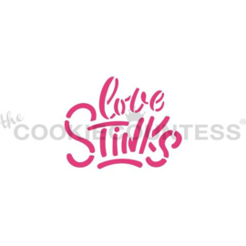 Love Stinks Stencil