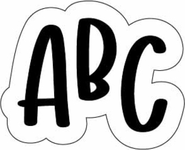 ABC hulp stencil